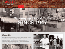 Tablet Screenshot of monksbarandgrill.com